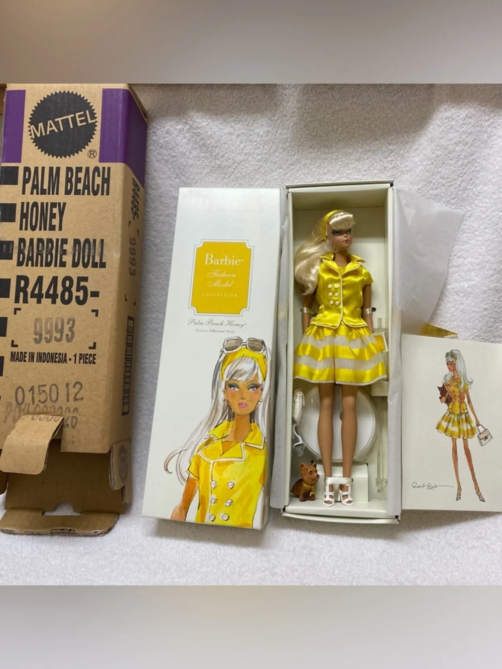 Palm Beach Silkstone Honey Barbie Doll 2009 collectible Limited Edition - Picture 2 of 16